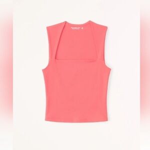 Abercrombie- Cropped Seamless Fabric Portrait Top - NWT